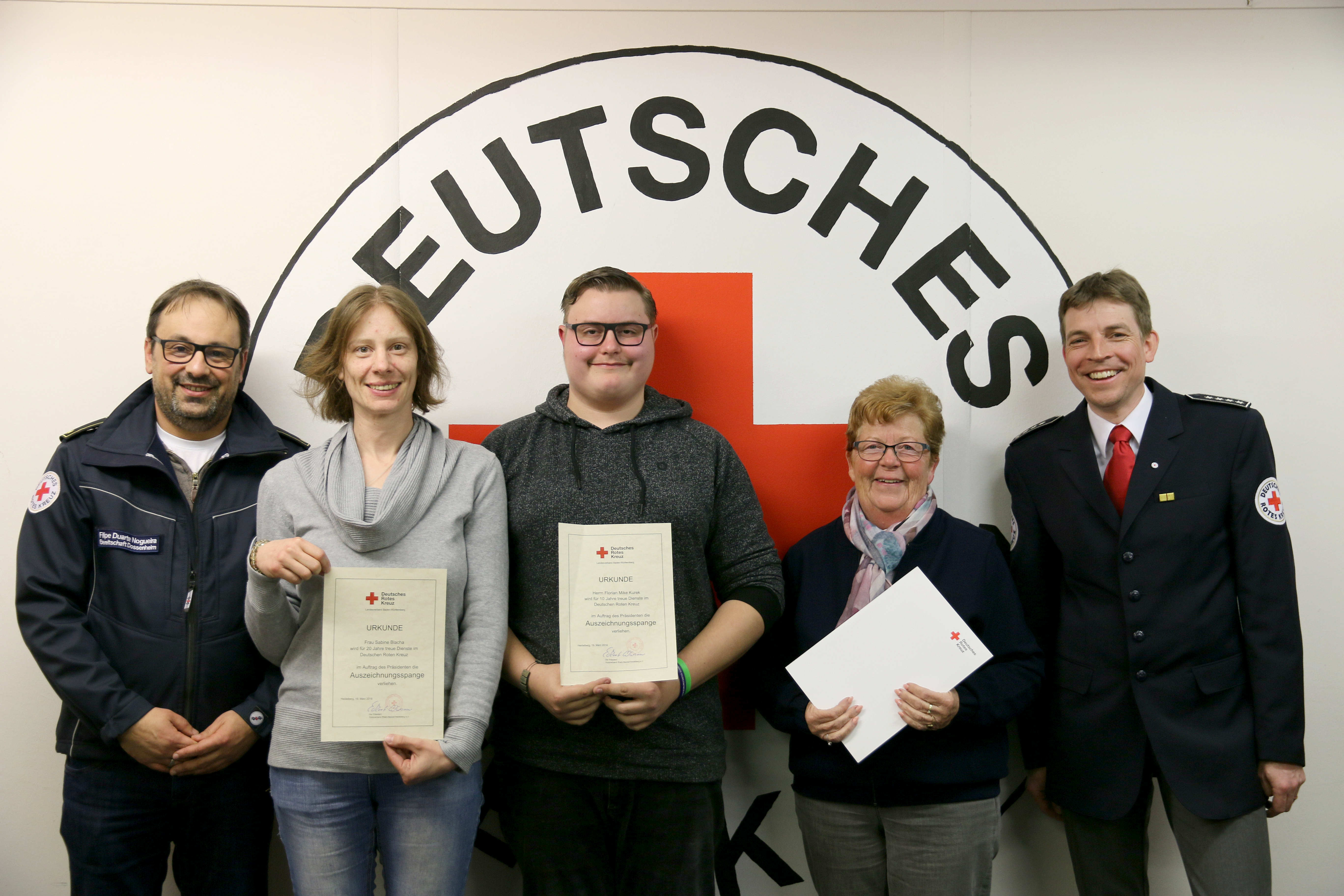 Ehrungen im DRK Sandhausen